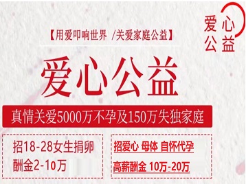 中卫市捐卵助孕生子 爱心志愿者招募